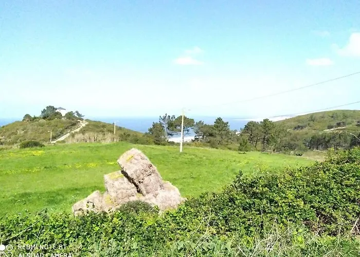 度假居 Sunflower Sea View With Magnificent Terrace In Serra Da Pescaria, - Portugal 纳扎雷
