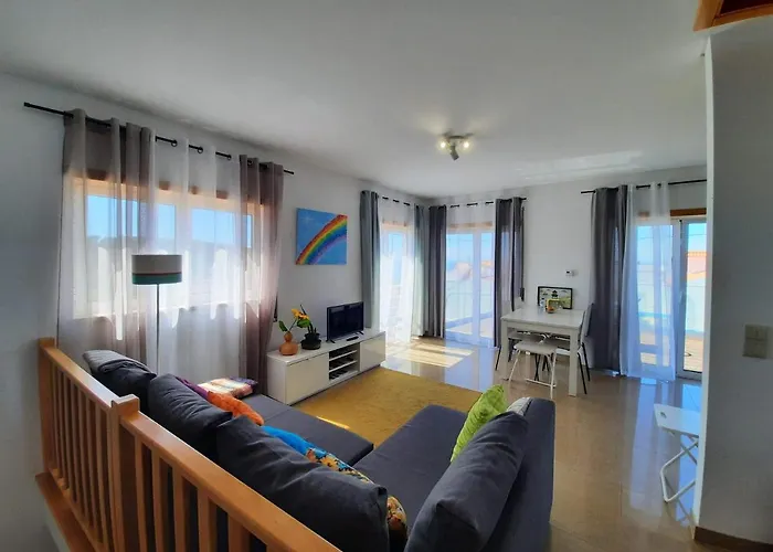 度假居 Sunflower Sea View With Magnificent Terrace In Serra Da Pescaria, - Portugal 纳扎雷
