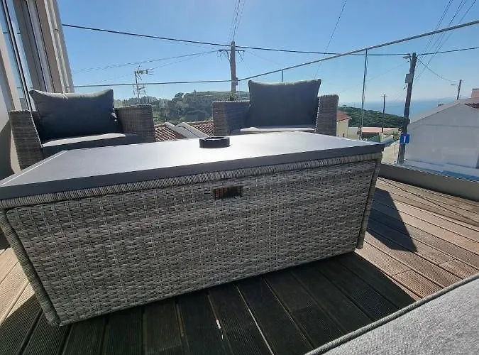 Sunflower Sea View With Magnificent Terrace In Serra Da Pescaria, - Portugal * 纳扎雷