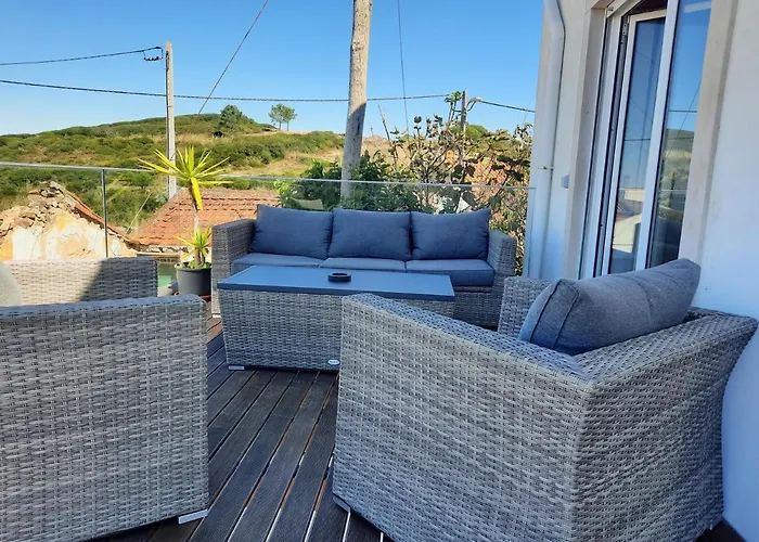 Sunflower Sea View With Magnificent Terrace In Serra Da Pescaria, - Portugal 度假居 纳扎雷