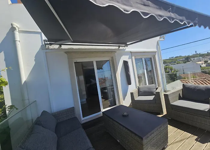 度假居 Sunflower Sea View With Magnificent Terrace In Serra Da Pescaria, - Portugal
